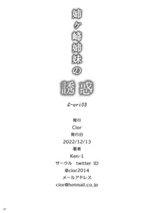 姉ヶ崎姉妹の誘惑 C-ori03, 日本語