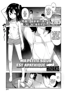 Imouto wa Mukanshin | Ma petite sœur est apathique, Français