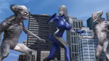 ウルトラウーマン·ネクシアは二人異星人で乳責め, 日本語