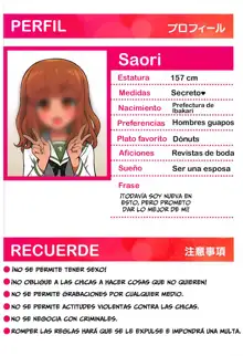 Takebe Saori ga Shojo nanoni PinSalo de Hataraku Hon, Español