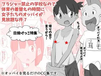 ブラジャー禁止の学校なので体育の着替えの時間に女子たちのオッパイが見放題な件 7