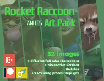 Rocket-Raccoon - ArtPack, English