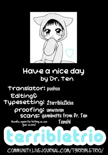 Have a Nice Day by Dr. Ten, English