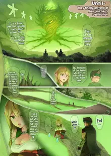 Fel to Mana no Mori -Taieki de Tairyoku Kaifuku sasetekureru Bakunyuu Healer Elf- | Fel and the Forest of Mana -The big titty elf healer recovers my stamina with her bodily fluids-, English