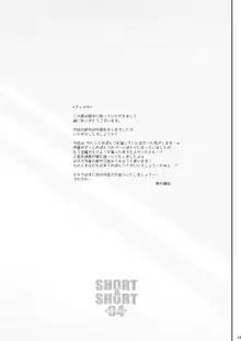 SHORT&SHORT 04 Nii no GAME, 中文