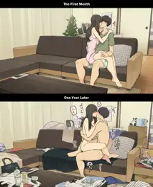 Dousei Seikatsu Ikkagetsume to Ichinen Ato, Asaokite kara Shuushin made no Hikaku | A Day in the Life of a Couple: Their First Month Living Together vs. One Year Later, English