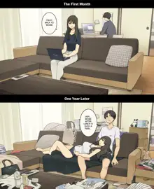 Dousei Seikatsu Ikkagetsume to Ichinen Ato, Asaokite kara Shuushin made no Hikaku | A Day in the Life of a Couple: Their First Month Living Together vs. One Year Later, English