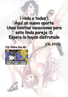 Futanari-san to Nonke-san Vacance Hen | Straight Girl Meets Futa: Vacation Arc (decensored), Español