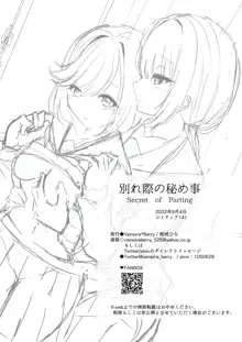 Wakaregiwa no Himegoto - Secret of Parting | 临别秘事, 中文