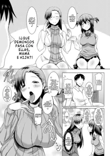 Kyonyuu Oyako no Shita to Shikyuu ni Renzoku Shasei Ch. 1-3, Español