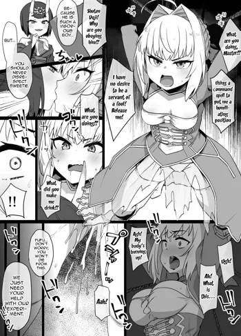 FGO Shuten Douji x Nero Hyoui Manga |  FGO Shuten Doji x Nero Possession Manga, English