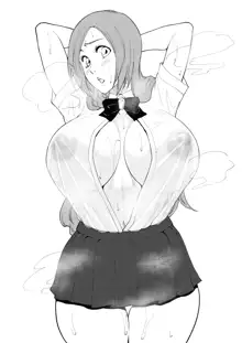 orihime/matsumoto/yoruichi schoolgirl uniform, English