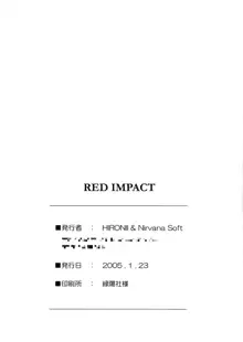 Red Impact, English