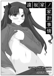 Tohsaka-ke no Kakei Jijou, English