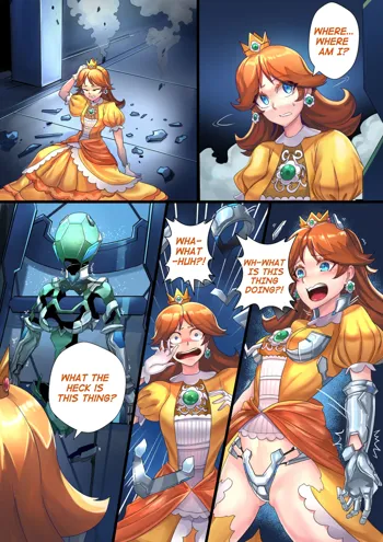 Machine Princess Daisy and Peach, English