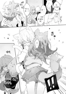 ♂ ga Uke. Neko-chan x Neko-kun | ♂이 수비. 고양이 쨩 × 고양이 군, 한국어