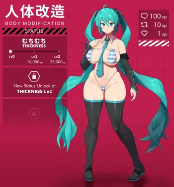 Modify Miku, 日本語