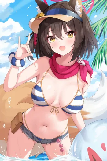 Swimsuit Izuna, 日本語