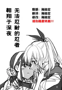 Shinobanu Ninja wa Yoru o Tobu  | 无法忍耐的忍者翱翔于深夜, 中文