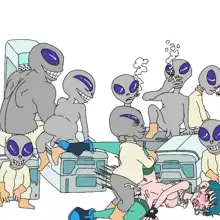 Grey Alien, 日本語