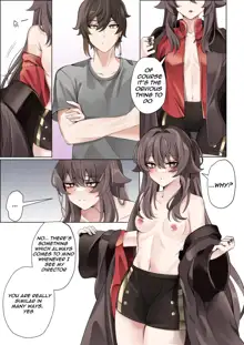 Contract (remake) - A Hu Tao x Zhongli Hentai Comic, English