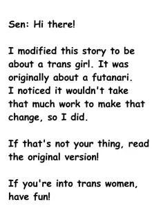 Futanari ga Tomodachi ni Seishori shite morau Hanashi | [Trans girl rewrite] A Trans Girl In Sexual Need Is a Fuckbuddy, English