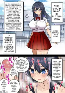 Koutensei Futanari JK ga Seiyoku ni Makete Shiko Saru ni Naru Hanashi | I'm So Glad I Grew A Dick, English