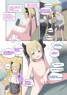 Onii-chan no Hentai!! Imouto no Me no Mae de Watashi no Tomodachi to SEX shitara Dame Nandakara ne! | My big brother is Hentai!! You can't have sex with my friends in front of your sister!, English