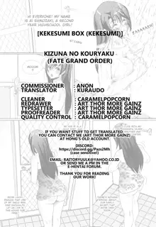 Kizuna no Kouryaku, English