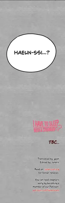 I Have To Sleep With A Stranger?, English