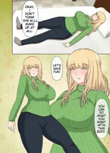 Blonde Aunt's Sleep Rape, English