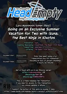 Kivotos Saikou no Ninja to Sugosu Futarikiri no Kaki Kyuuka | Going on an Exclusive Summer Vacation for Two with Izuna, the Best Ninja In Kivotos, English