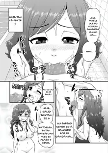 Uwaki Hitozuma Nama Nakadashi Ottori Seiso Kakure Inran Hitozuma to Okute Dotei Otaku-kun | Married woman receives a creampie from an Otaku, Español