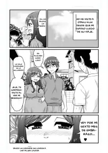 Uwaki Hitozuma Nama Nakadashi Ottori Seiso Kakure Inran Hitozuma to Okute Dotei Otaku-kun | Married woman receives a creampie from an Otaku, Español