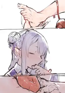 Subaru x Emilia and Rem futa, 日本語