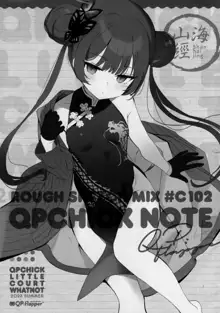 QPCHICK NOTE ROUGH SKETCH MIX, 中文