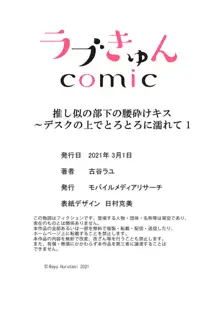 推し似の部下の腰砕けキス〜デスクの上でとろとろに濡れて 1, 日本語