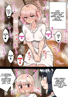 24-Jikan Oho-goe Doubutsu Koubi no Yakata ~Futanari Ojou-sama ga Bakunyuu Maid ni Chinpo Kanri Sareru Hanashi~ | The House of 24 Hour Moaning Inducing Animalistic Mating, English