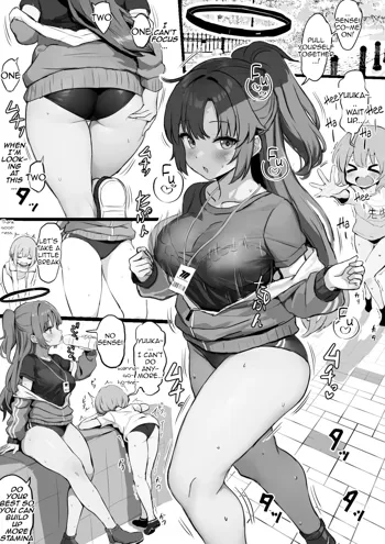 Taisoufuku Yuuka ga Shota Sensei ni Futomomo Koki toka Shirikoki toka o Segamareru Manga, English