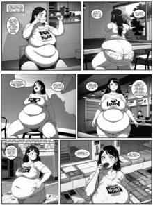 DeviantArt - Eva weight gain comic -, English