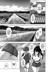 Natsu to Inaka to Yuuwaku shite kuru Dekkai Oshiego | Summertime in the Countryside With The Huge Student Seducing Me (decensored), English