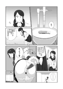 公衆トイレで盗撮されオナニーにハマる女子, 日本語