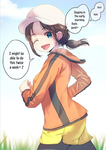 Jogging-chuu ni Hatsujou Shichau Futanari-chan | A Futanari Who Became Aroused While Jogging