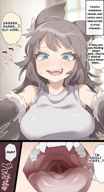 Wolf Woman SAME SIZE VORE, 日本語