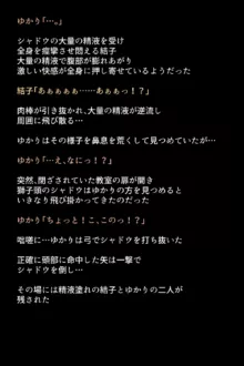 シャドウに弄ばれたヒロインたちは性欲を抑えきれなくなっていく!?, 日本語