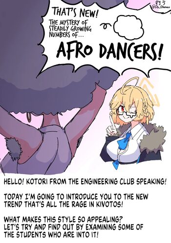 That's New! The Mystery of Steadily Growing Numbers of Afro Dancers!, English