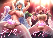 Petrification of the Sacred Stones Heroines and FE Blazing Sword defeated heroines sample images, 日本語