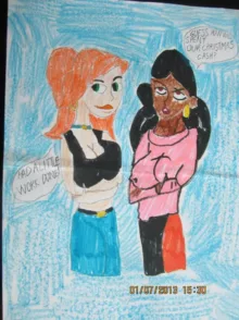 KimRon1992 Monique from Kim Possible Drawings, English