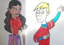 KimRon1992 Monique from Kim Possible Drawings, English