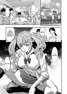 Shigaoka Touki] JK Bitch Gyaru ga Enkou o Chichioya ni Okorareta node Kinshin Soukan Shite yatta | A Highschooler Bitch Gyaru's Incestuous Sex With Her Father Angry At Her For Prostituting Herself, Español